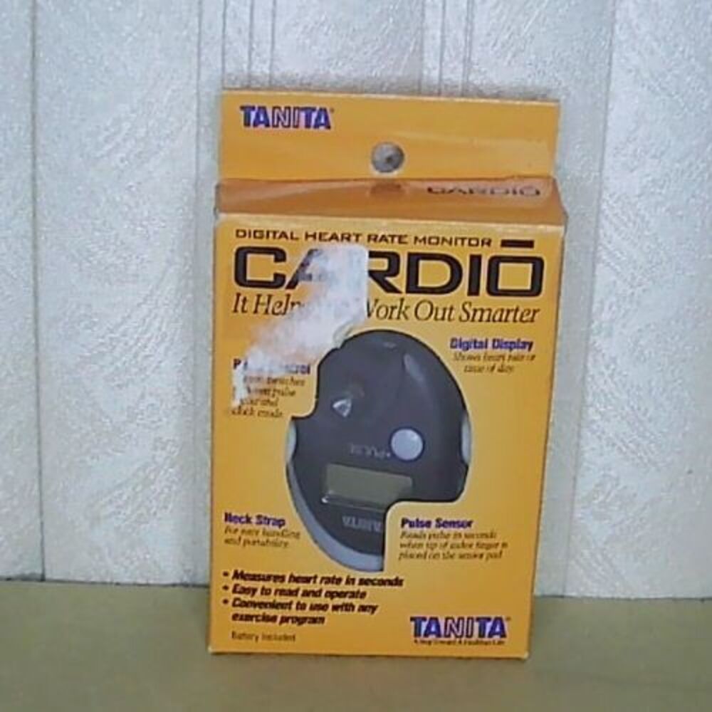 TANITA CARDIO DIGITAL HEART RATE MONITOR YH406 - New 1998